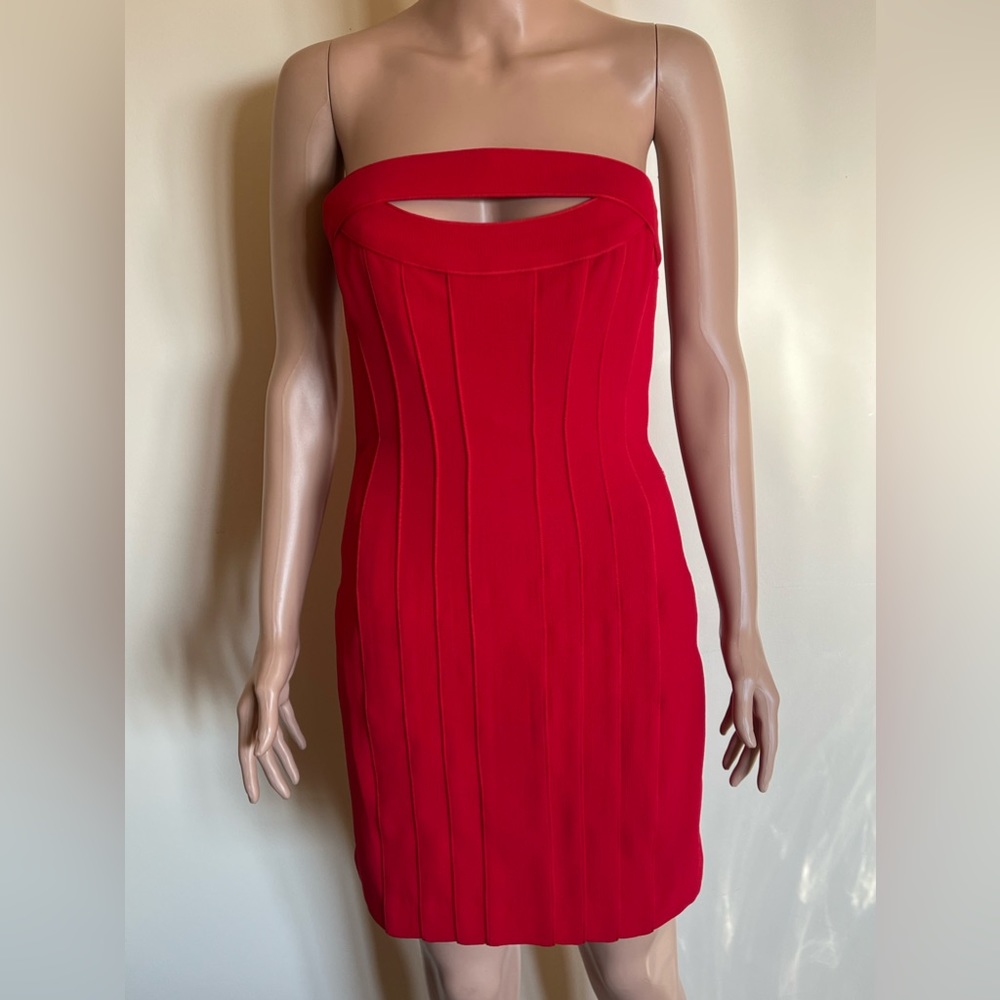 BCBG Maxazria red dress NEW size 4